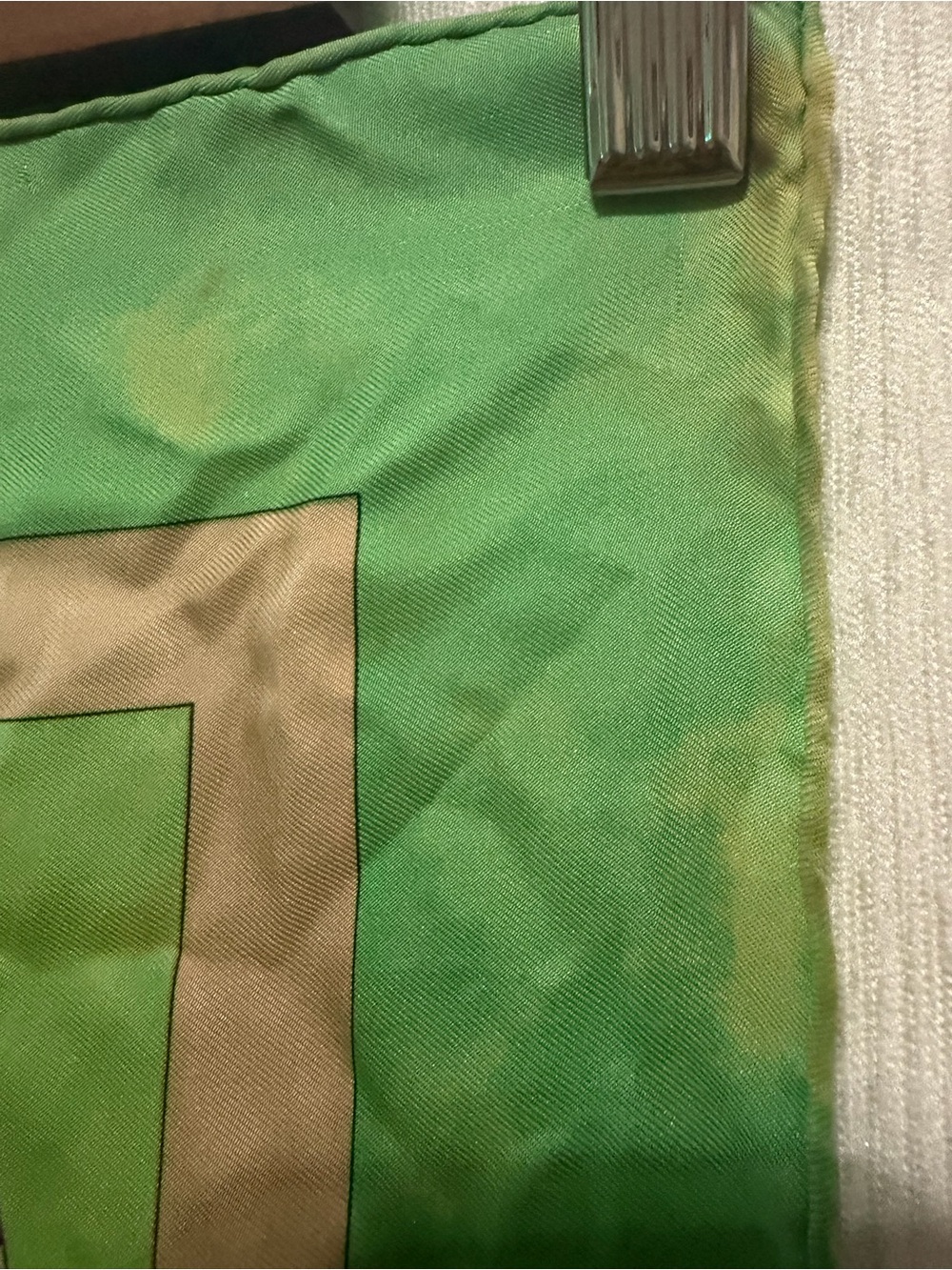 Hermes Parmut les fluers vintage silk Handrolled scarf - Picture 7 of 15